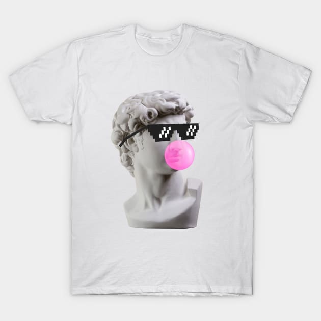 David in pixel glasses T-Shirt by DAVID COVID 19 T-Shirt